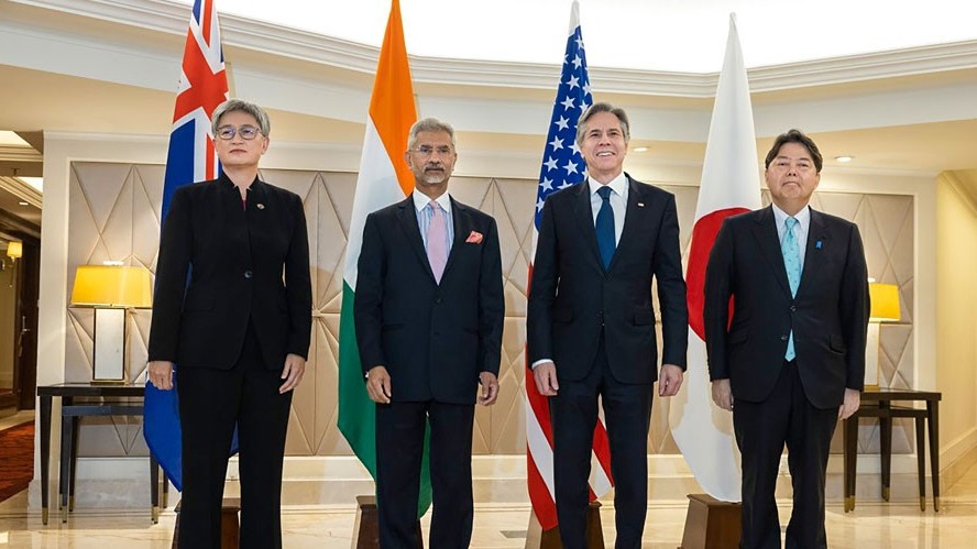 Ngoại trưởng Bộ tứ nhóm họp ở Ấn Độ, ra tuyên bố về Triều Tiên, Biển Đông và xung đột Nga-Ukraine