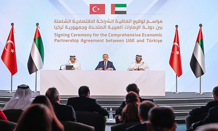 UAE-Thổ Nhĩ Kỳ đánh dấu cột mốc quan trọng trong khu vực, dắt tay nhau tiến sang 'chương mới'. (Nguồn: Gulf Today)