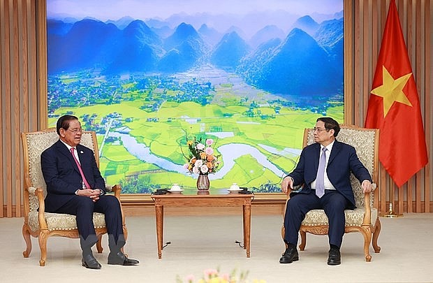 Government leader hosts Cambodian Deputy PM