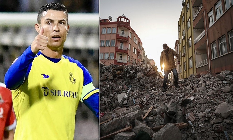 Động đất ở Thổ Nhĩ Kỳ và Syria: Ronaldo