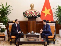 Thứ trưởng Đỗ Hùng Việt tiếp Tổng giám đốc Cơ quan Đại học Pháp ngữ