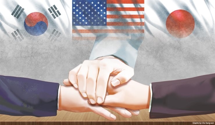 Những 'cánh én báo Xuân về' trong quan hệ Hàn Quốc-Nhật Bản, Mỹ vui nhất? (Nguồn: The Korea Times)