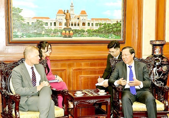 HCM City's Chairman receives Danish Ambassador, promoting green cooperation