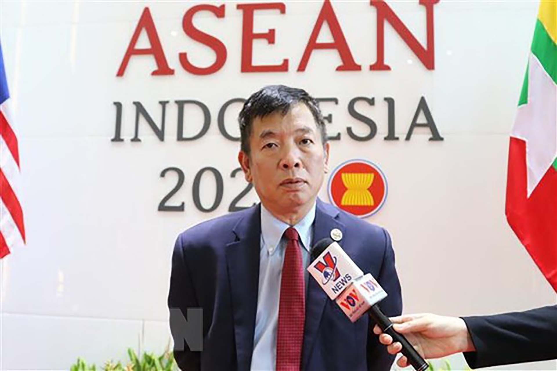 Đại sứ Vũ Hồ, Quyền Trưởng SOM ASEAN Việt Nam. (Nguồn: TTXVN)