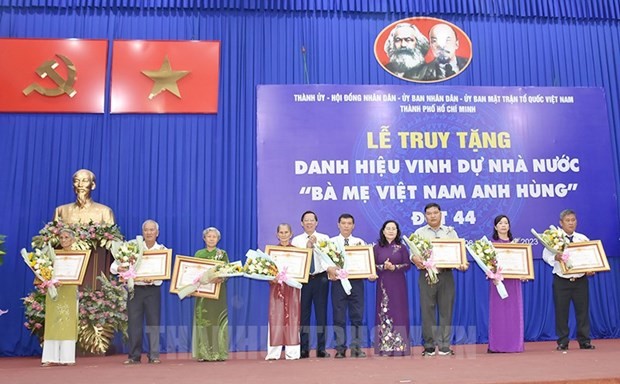 HCM City: Eight posthumously honoured with "Heroic Vietnamese Mother"