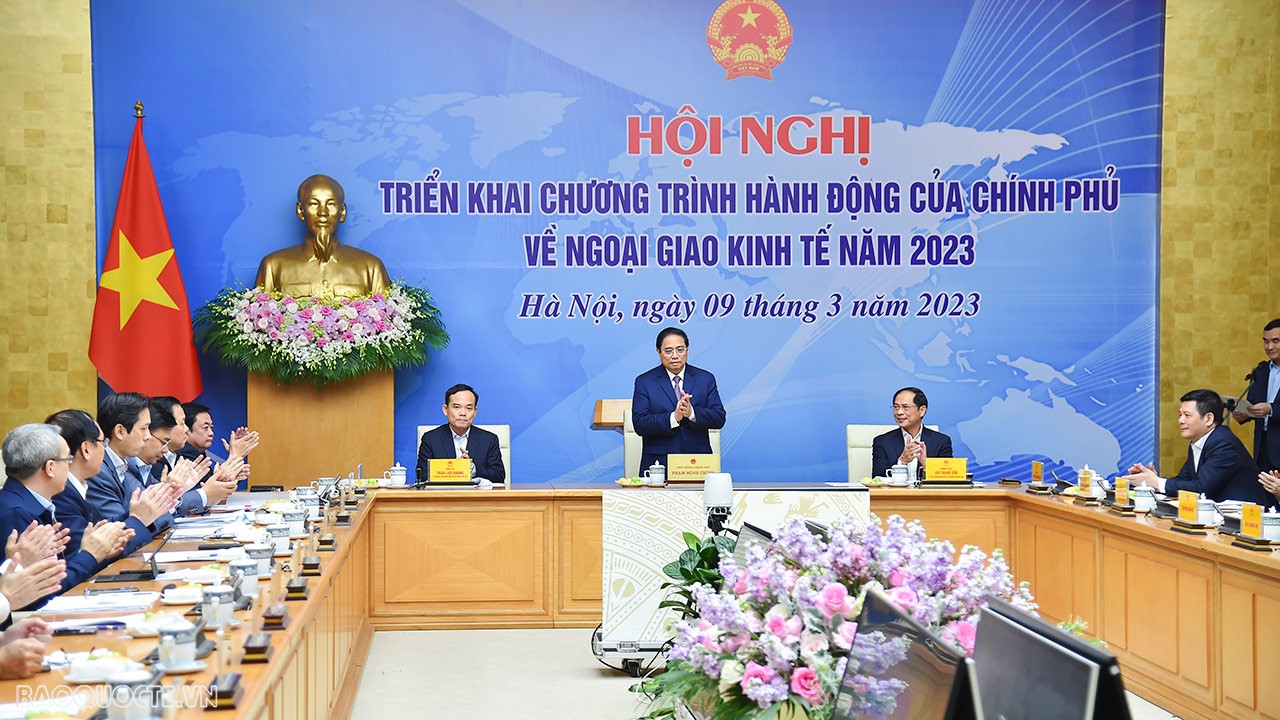 Khai mạc Hội nghị triển khai Chương trình hành động của Chính phủ  về Ngoại giao kinh tế năm 2023
