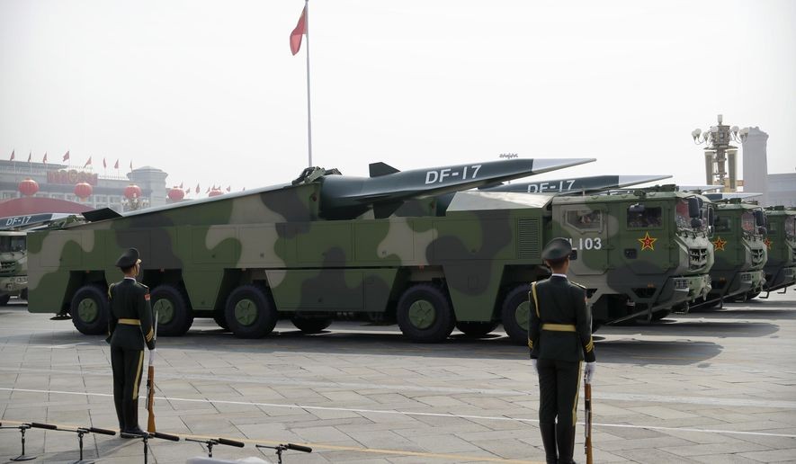 Mỹ lo ngại Trung Quốc phát triển tên lửa siêu vượt âm