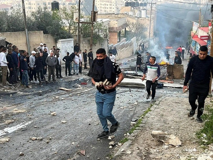 (03.12) Đụng độ giữa các tay súng Palestine và Quân đội Israel tại Jenin ngày 7/3/2023. (Nguồn: Reuters)