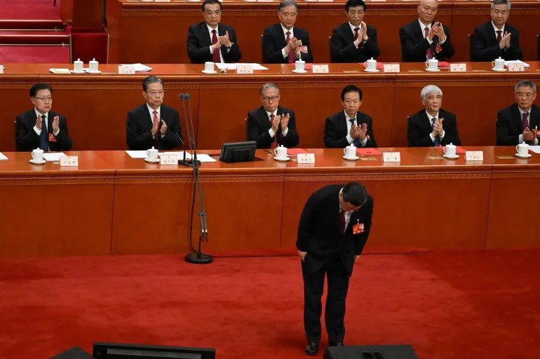 Trung Quốc: Bế mạc Kỳ họp thứ nhất Quốc hội khóa XIV, Chủ tịch Tập Cận Bình thúc đẩy nguyên tắc 'một quốc gia, hai chế độ'. (Reuters)