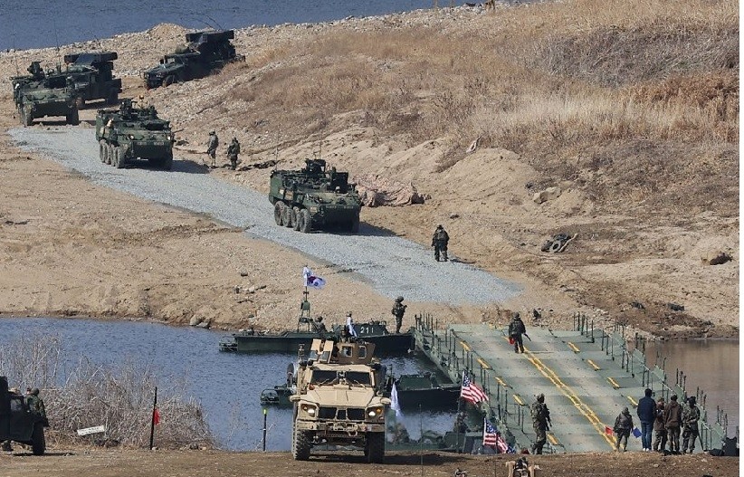 Mỹ-Hàn Quốc bắt đầu hành động giữa lúc căng thẳng gia tăng ở bán đảo Triều Tiên và lời cảnh bái từ Bình Nhưỡng. (Nguồn: Yonhap)