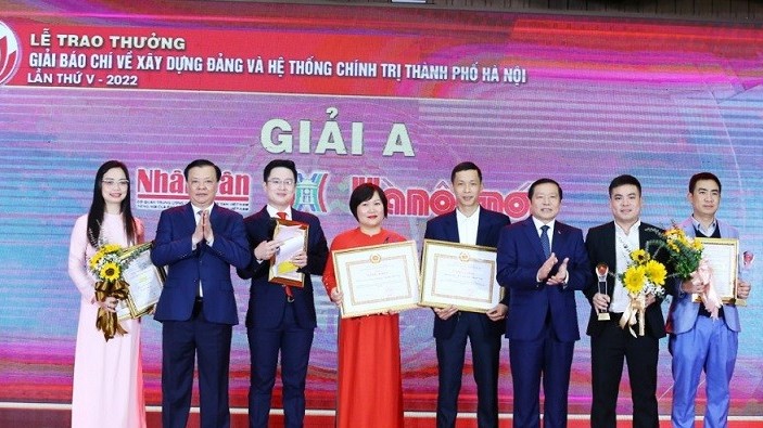 33 tác phẩm đoạt giải báo chí về xây dựng Đảng và hệ thống chính trị của TP Hà Nội