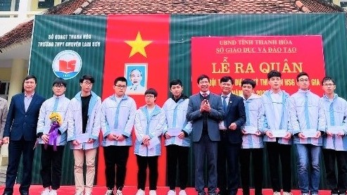 Trường Lam Sơn Thanh Hóa có 60 học sinh giỏi quốc gia
