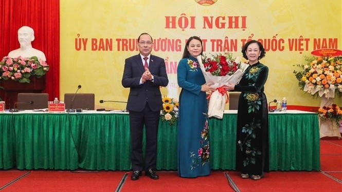 Bà Nguyễn Thị Thu Hà giữ chức Phó Chủ tịch, Tổng Thư ký Ủy ban MTTQ