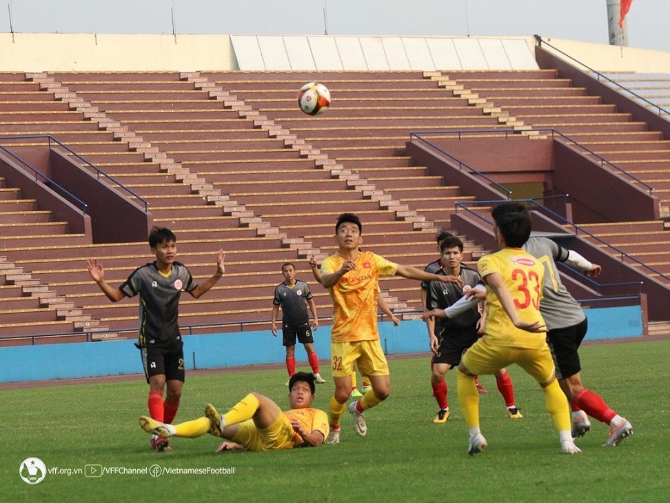 U23 Việt Nam vừa có trận thắng CLB Phú Thọ trong trận đấu giao hữu. (Nguồn: VFF)