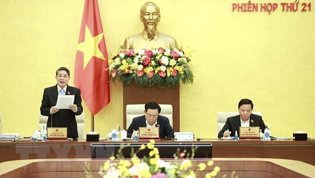Phó Chủ tịch Quốc hội Nguyễn Đức Hải phát biểu. (Nguồn: TTXVN)