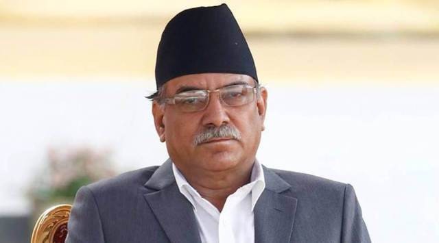 Thủ tướng Nepal Pushpa Kamal Dahal. (Nguồn: Indian Express)