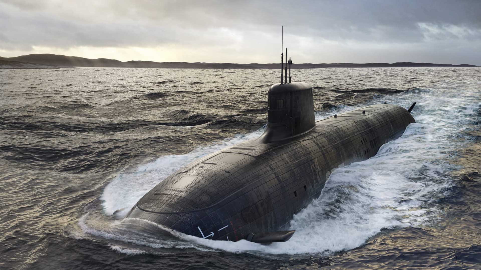 Ảnh dựng về tàu ngầm hạt nhân lớp SSN-AUKUS. (Nguồn: BAE Systems)
