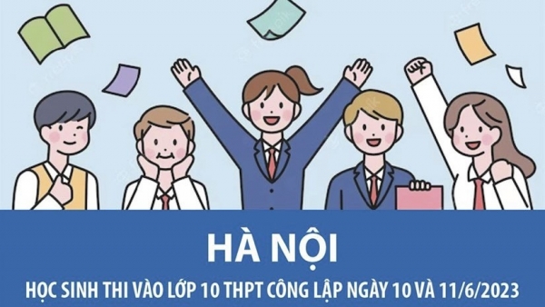 Công bố lịch thi vào lớp 10 THPT công lập ở Hà Nội