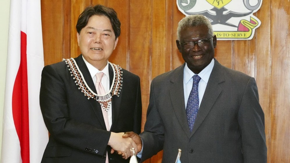 Nhật Bản thảo luận với quần đảo Solomon về Trung Quốc