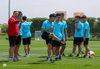 Doha Cup 2023: U23 Việt Nam tập nhẹ trên sân của đương kim vô địch World Cup 2022