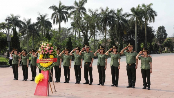 Cục Đối ngoại, Bộ Công an tổ chức sinh hoạt chính trị tại Quảng Trị