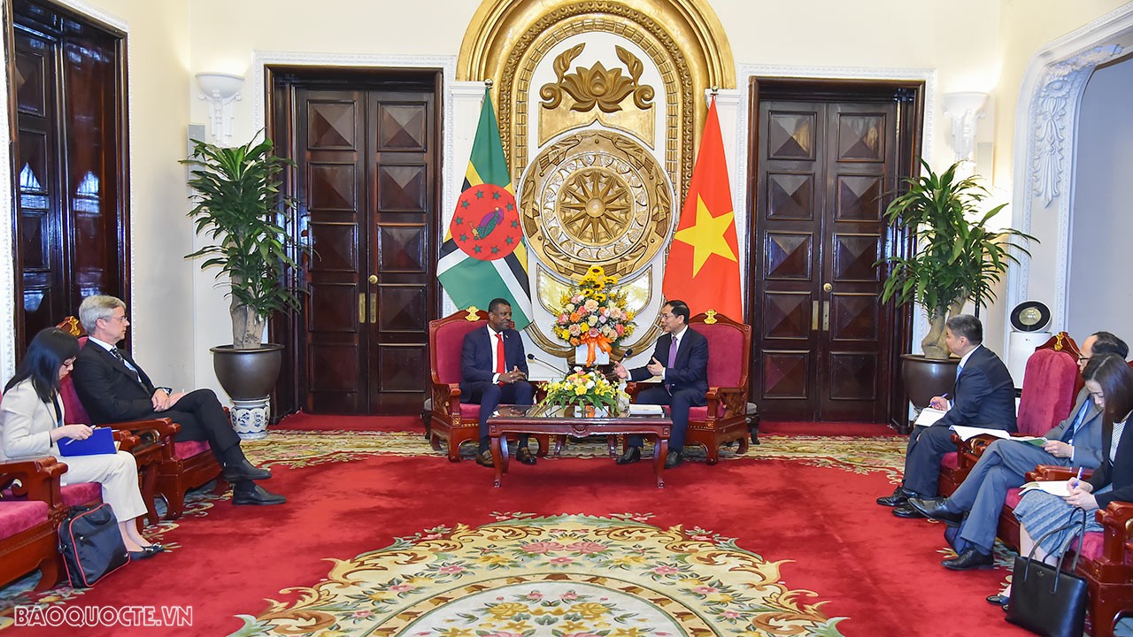 Vietnamese, Dominican foreign ministers hold talks