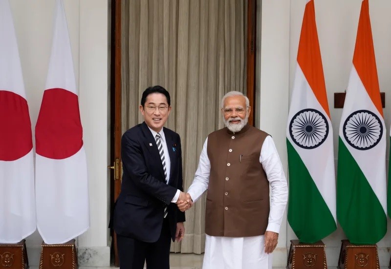 Thủ tướng Nhật Bản thăm Ấn Độ: Bắt tay thúc đẩy hợp tác toàn cầu và song phương, có gì trong kế hoạch mới được tung ra? (Nguồn: AP