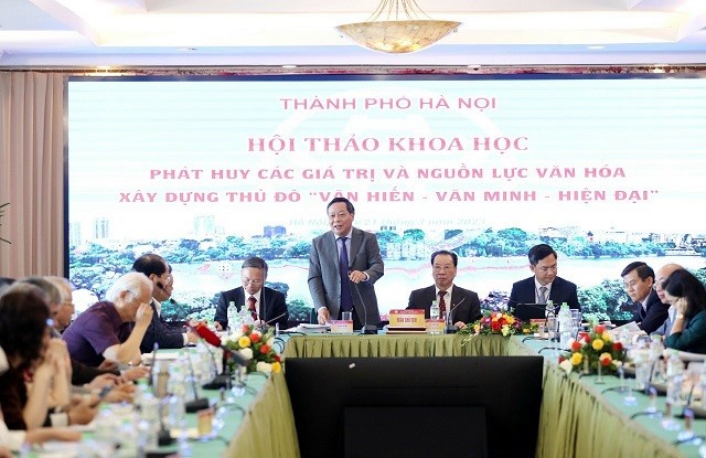 Thủ đô Hà Nội bàn giải pháp phát huy các giá trị và nguồn lực văn hóa