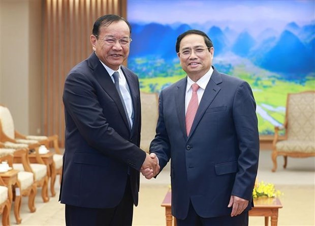 Prime Minister receives Cambodian Deputy PM, Foreign Minister Prak Sokhonn