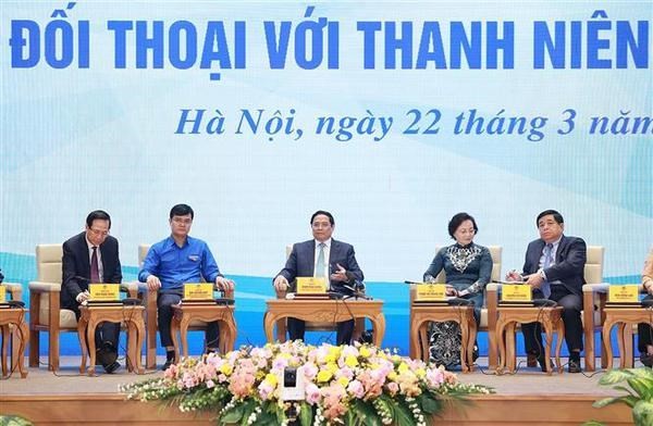 Prime Minister Pham Minh Chinh holds dialogue with youth nationwide