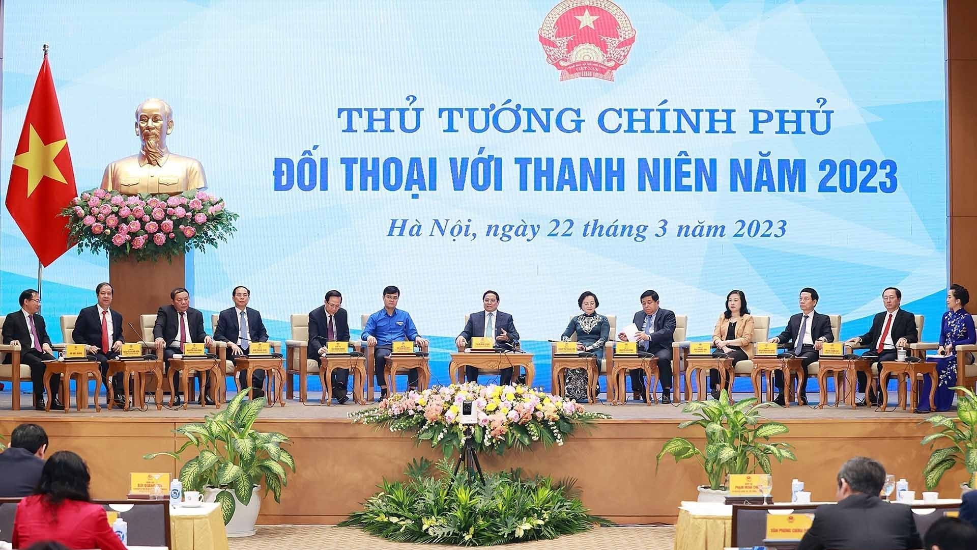 Thủ tướng Phạm Minh Chính chủ trì Hội nghị đối thoại với thanh niên năm 2023