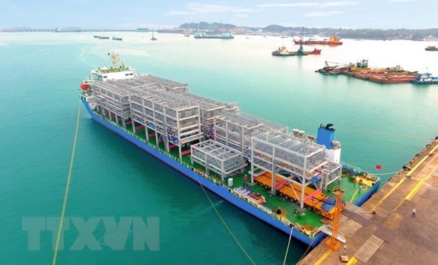 Doosan Vina exports 1,200 tonnes of modules to Singapore