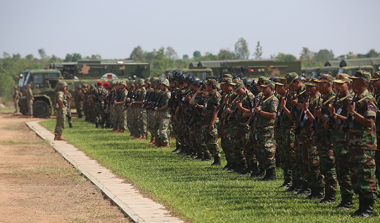 Trung Quốc-Campuchia khai mạc diễn tập quân sự 'Rồng Vàng 2023'. (Nguồn: Khmer Times)