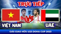 Link xem trực tiếp bóng đá U23 Việt Nam vs U23 UAE (00h30 ngày 26/3) tại Doha Cup 2023