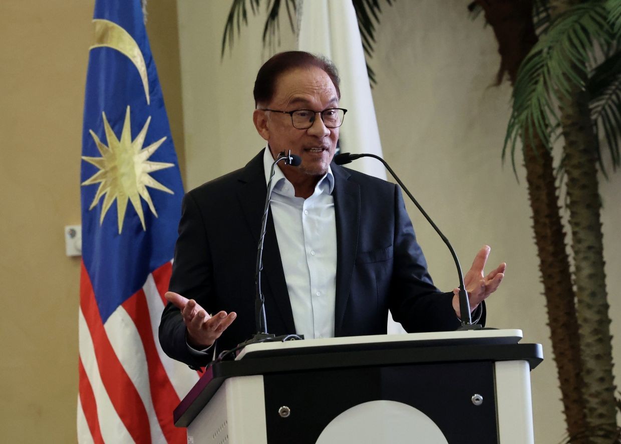 Thủ tướng Malaysia Datuk Seri Anwar Ibrahim. (Nguồn: Bernama)