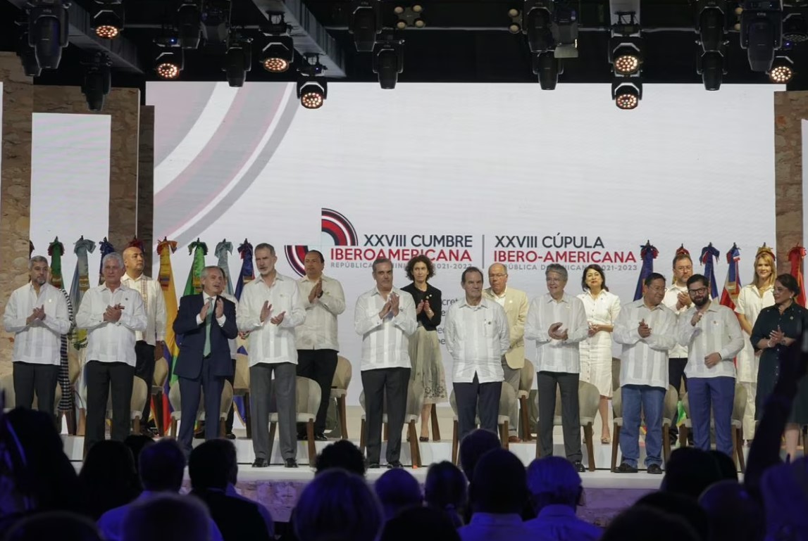 Các đại biểu tham dự Hội nghị thượng đỉnh Ibero-American tại thủ đô Santo Domingo, Cộng hòa Dominicana. (Nguồn: El Pais)