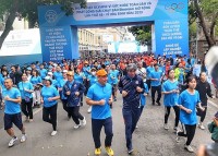 Ngày chạy Olympic vì sức khỏe toàn dân thu hút đông đảo công chúng tham gia