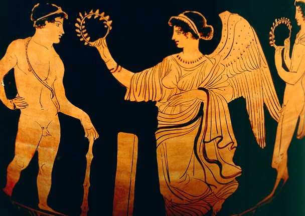 (03.27) Những vòng olive dại được coi là phần thưởng dành cho những người chiến thắng sau các kỳ thế vận hội thời Hy Lạp cổ đại. (Nguồn: Classical Numismatic Group)