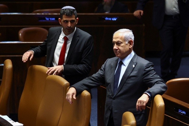 Cải cách tư pháp Israel: Tránh nguy cơ 'nội chiến', Thủ tướng ra quyết định nóng, Mỹ-Anh đồng tình. (Nguồn: Reuters)