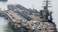 Tự tin về khối tài sản chiến lược, Mỹ chẳng bị Triều Tiên đe dọa, cho tàu sân bay hạt nhân cập cảng Hàn Quốc