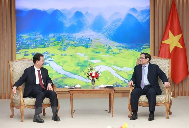 Prime Minister hosts Secretary of Yunnan provincial Party Committee of China