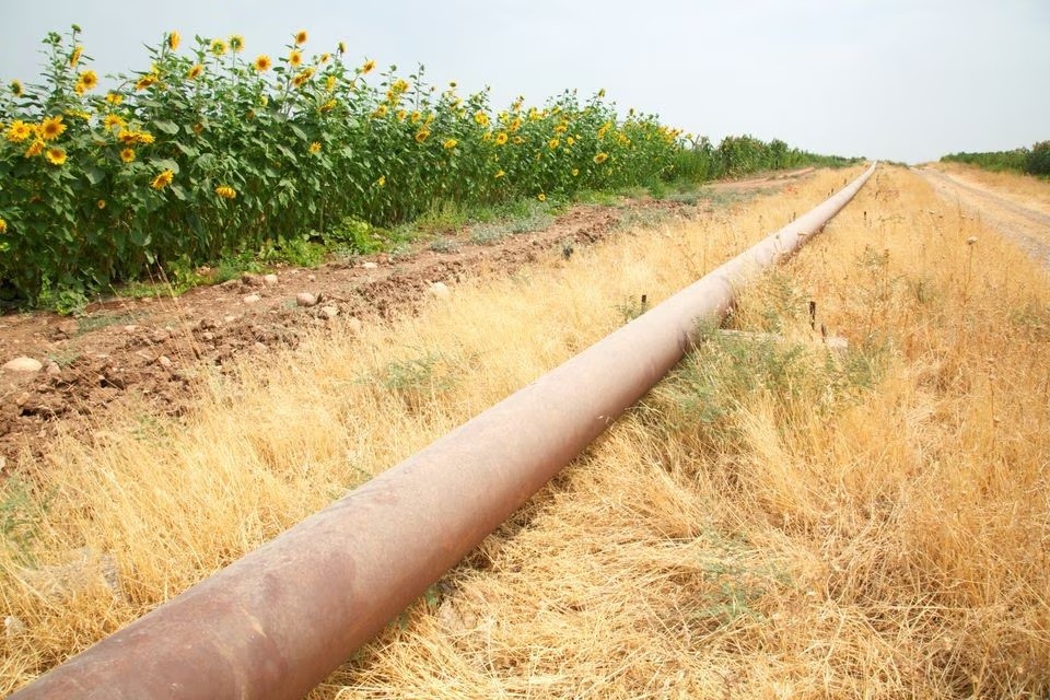 Đường ống dẫn dầu Iraq-Thổ Nhĩ Kỳ ở quận Zakho thuộc tỉnh Dohuk, khu vực Kurdistan thuộc Iraq. (Nguồn: Reuters)
