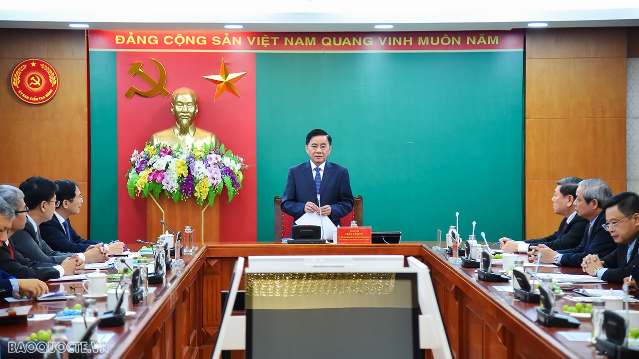 Ủy ban Kiểm tra Trung ương gặp mặt Trưởng Cơ quan đại diện Việt Nam ở nước ngoài nhiệm kỳ 2023-2026