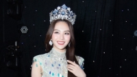 Dàn Hoa hậu Việt Nam xinh đẹp, rạng rỡ dự họp báo cuộc thi Miss World Vietnam 2023