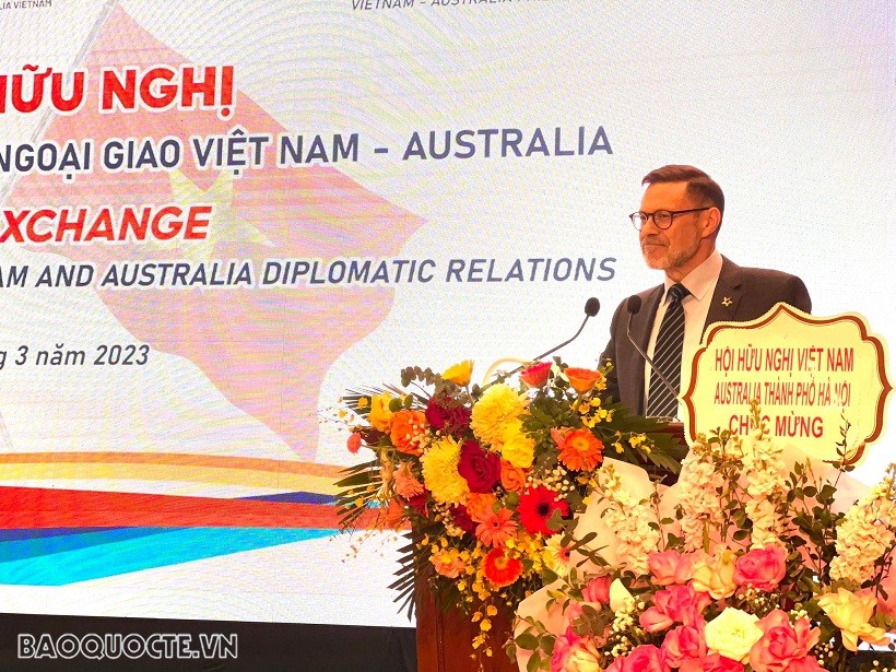 Giao lưu hữu nghị kỷ niệm 50 năm quan hệ ngoại giao Việt Nam-Australia tại Hà Nội