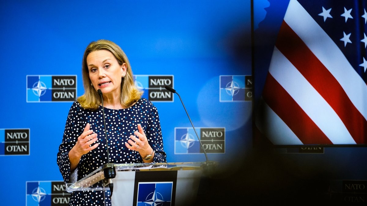 Đại sứ Mỹ tại Tổ chức Hiệp ước Bắc Đại Tây Dương (NATO) Julianne Smith. (Nguồn: NATO)