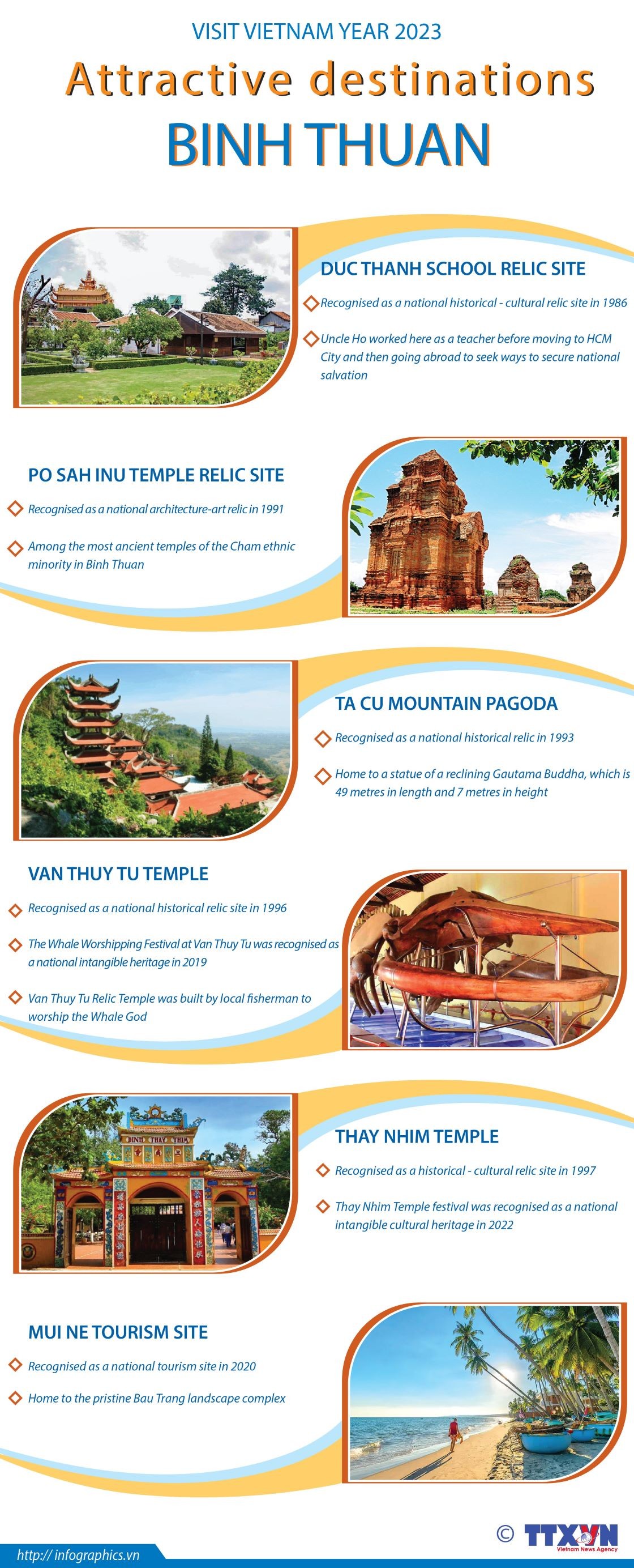 A tour to fabulous Binh Thuan province. (Photo: VNA)
