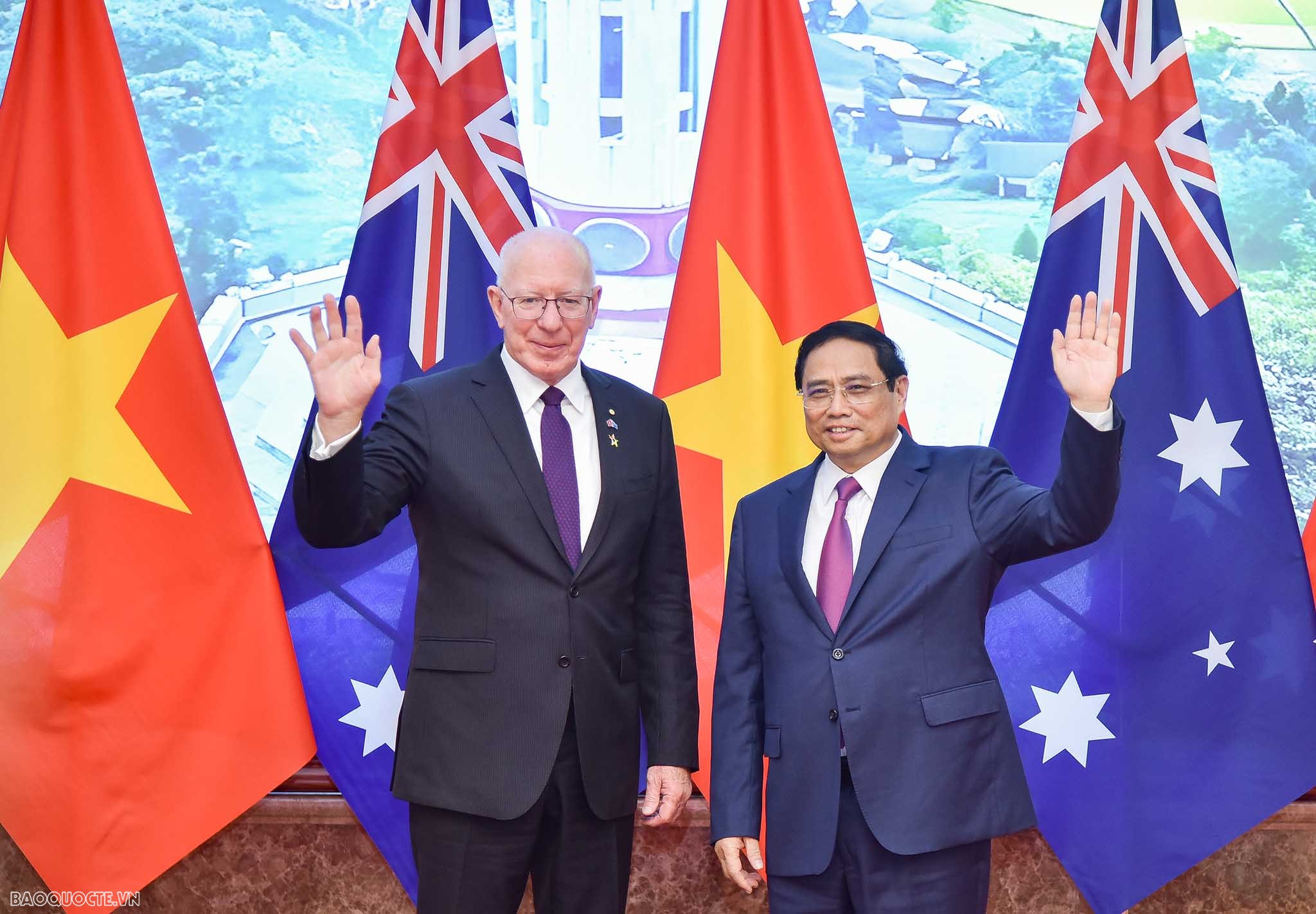 Thủ tướng Chính phủ Phạm Minh Chính tiếp Toàn quyền Australia David Hurley