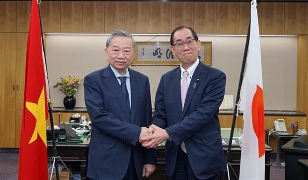 Minister of Public Security meets Japanese Ministers to discuss cooperation