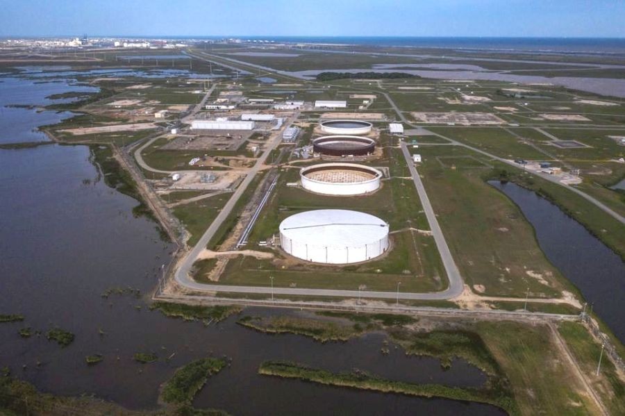 Một cơ sở dự trữ dầu chiến lược của Mỹ ở Feeport, bang Texas.